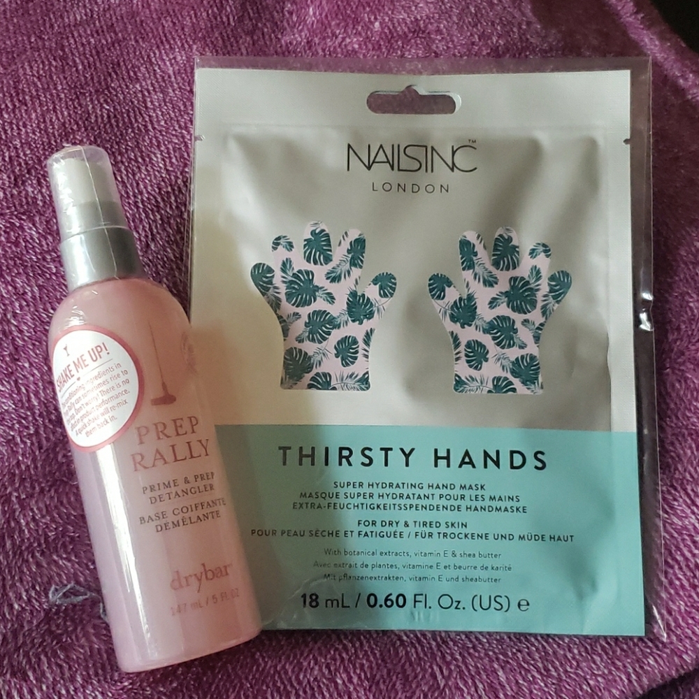 Drybar Prep Rally & Nails inc Thirsty Hands Bundle